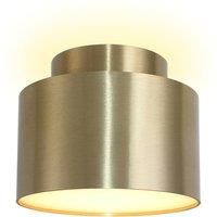 Lindby Nivoria LED spotlight, 11 cm, gold
