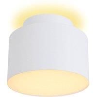 Lindby Nivoria LED spotlight, 11 cm, sand white