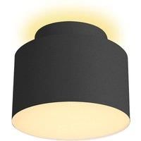 Lindby Nivoria LED spotlight, 11 cm, sand black