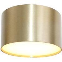 Lindby Nivoria LED spotlight, 11 x 6.5 cm, gold