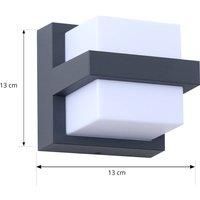 Lindby /'Fyra/' dimmable (Modern) in Silver Made of Aluminium (1 Light Source,) from