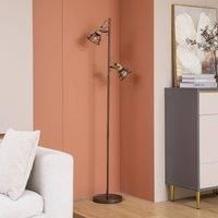 Lindby Lucande Arinthea floor lamp, 2-bulb