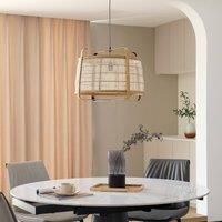 Lindby Liriana pendant light made of bamboo