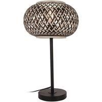 Lindby Table Lamp /'Nerys/' in Brown Made of Wood for e.g. Living Room & Dining Room (1 Light Source, E27) from Desk Lamps