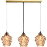 Lindby Ceiling Light /'Drakar/' dimmable (Vintage, Antique) in Cream Made of Glass for e.g. Living Room & Dining Room (3 Light Sources, E27) from Pendant Lighting, lamp, Hanging lamp, lamp, Ceiling