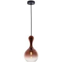 Lucande Ceiling Light /'Lyrisa/' dimmable (Modern) in Copper Made of Glass for e.g. Living Room & Dining Room (1 Light Source, E27) from Pendant Lighting, lamp, Hanging lamp, lamp, Ceiling lamp