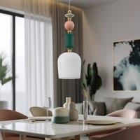 Lindby Ceiling Light /'Ysoria/' dimmable (Design) in Multi-Colored Made of Ceramics for e.g. Living Room & Dining Room (1 Light Source, E14) from Pendant Lighting, lamp, Hanging lamp, lamp, Ceiling