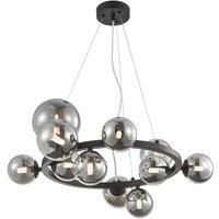 Lucande Ceiling Light /'Naelen/' dimmable (Modern) in Black Made of Metal for e.g. Living Room & Dining Room (11 Light Sources, G9) from Pendant Lighting, lamp, Hanging lamp, lamp, Ceiling lamp