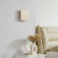 Lucande LED wall light Elrik, gold-coloured, 22 cm, metal