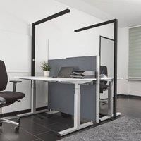 Arcchio Jolinda LED office floor lamp sensor dimmer black