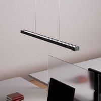 Arcchio Jolinda LED hanging light for offices, silver
