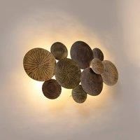Lindby Soraya wall light 2-bulb gold/copper