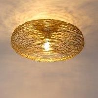 Lindby Ceiling Light /'Kaviya/' dimmable (Design) in Gold Made of Metal for e.g. Living Room & Dining Room (1 Light Source, E27) from Ceiling lamp, lamp