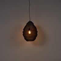 Lindby Ceiling Light /'Kaviya/' dimmable (Design) in Black Made of Metal for e.g. Living Room & Dining Room (1 Light Source, E27) from Pendant Lighting, lamp, Hanging lamp, lamp, Ceiling lamp, Hanging
