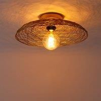 Lindby Ceiling Light /'Kaviya/' dimmable (Design) in Gold Made of Metal for e.g. Living Room & Dining Room (1 Light Source, E27) from Ceiling lamp, lamp