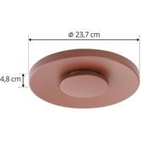 Lucande Kayana LED Outdoor Wall Light (Modern) in Brown Aluminium (1 Bulb) - Outdoor Wall Lights Wall Lamp LED Outdoor Lamp Outdoor for Outdoor Wall/House Wall House Patio & Balcony
