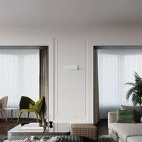 Euluna Seraphine wall light, patterned panel