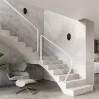 Euluna Faelan wall light with a panel, black