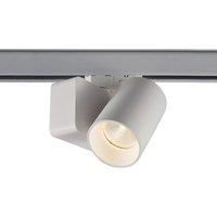 Track Lighting 1-Phase /'Linaro/Brinja/' (Modern) in White Made of Aluminium for e.g. Living Room & Dining Room (1 Light Source,) from Lindby | High-Voltage Track Lighting