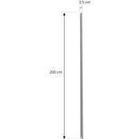 Lindby Linaro track, 2 m, white, single-circuit track lighting system