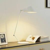 Lindby Corali table lamp, white, metal, height 64cm