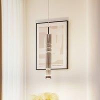 Lucande LED Christelle (Modern) in Black Glass (1 Bulb) Living Room Light