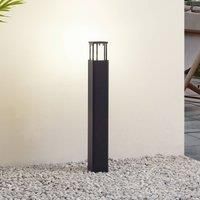 Lucande Dakil LED Outdoor Light (Modern) in Black Aluminium (1 Bulb, GU10) - Path Light Bollard Light Path Lamp Base Light