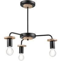 Envostar Yorik hanging light, tree discs, 3-bulb