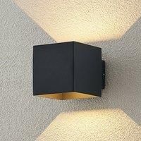 Lindby LED outdoor wall light Esani, anthracite, aluminium