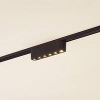 Lindby LED strip 48 V Lumaro, black, 6 points, 2.4 cm