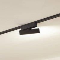 Lindby LED strip 48 V Lumaro, black, 5 W, rotatable, dimmable