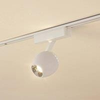 Lindby LED spot 48 V Lumaro, white, 6cm, plastic, dimmable