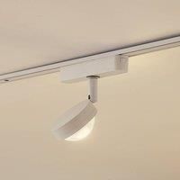 Lindby LED spot 48 V Lumaro, white, 7.3 cm, aluminium, dimmable