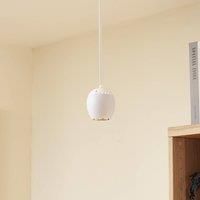 Lindby LED pendant light Lumaro, white, 6.2 cm, 48V,dimmable