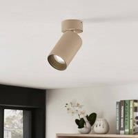 Arcchio spotlight Brinja, round, coffee, 1-bulb