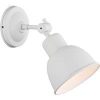Euluna Emoti wall light, one-bulb, white