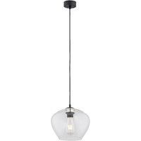 Euluna Kaja pendant light with clear glass ball, 24 cm