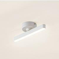Lindby LED spotlight Eldrin, white, 1-bulb, batten light