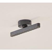 Lindby LED spotlight Eldrin, black, 1-bulb, light points