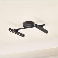Lindby LED spotlight Eldrin, black, 2-bulb, light points