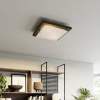 Envostar Kerio ceiling lamp, 30 x 30 cm, wenge