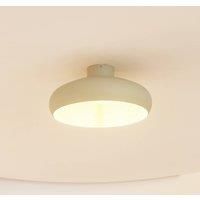 Lindby Elover Ceiling Light (Modern) in Green Metal (1 Bulb, E27) - Ceiling Light Lamp Living Room Light