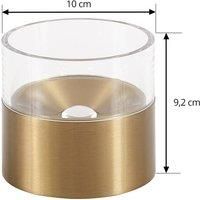 Lindby LED ceiling light Dalila, gold, 10 cm, aluminium