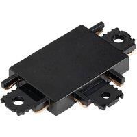 Lindby T-connector Lumaro, black, 5.4 cm, plastic