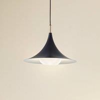 Lindby pendant light Jarl, black, metal, 35 cm, G9