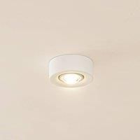 Lindby Levia Ceiling Light in White Plaster/Clay (1 Bulb, GX53) - Ceiling Light Living Room Light