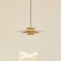 Lucande LED pendant light Livie, beige, aluminium, 50 cm