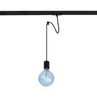 Lindby hanging light Linaro, 4.6 cm, black, single-phase, E27