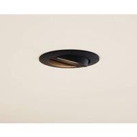 PRIOS Fibur (Modern) in Black Aluminium (1 Bulb, GU10) Living Room Light