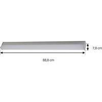 Lindby Philippa Bathroom LED Wall Light (Splash-Proof (Modern) in Aluminium (1 Bulb) - Wall Lights Mirror Light Bathroom Wall Lighting Bathroom Light